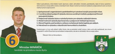 Miroslav Minarčík - primátor mesta Bytča